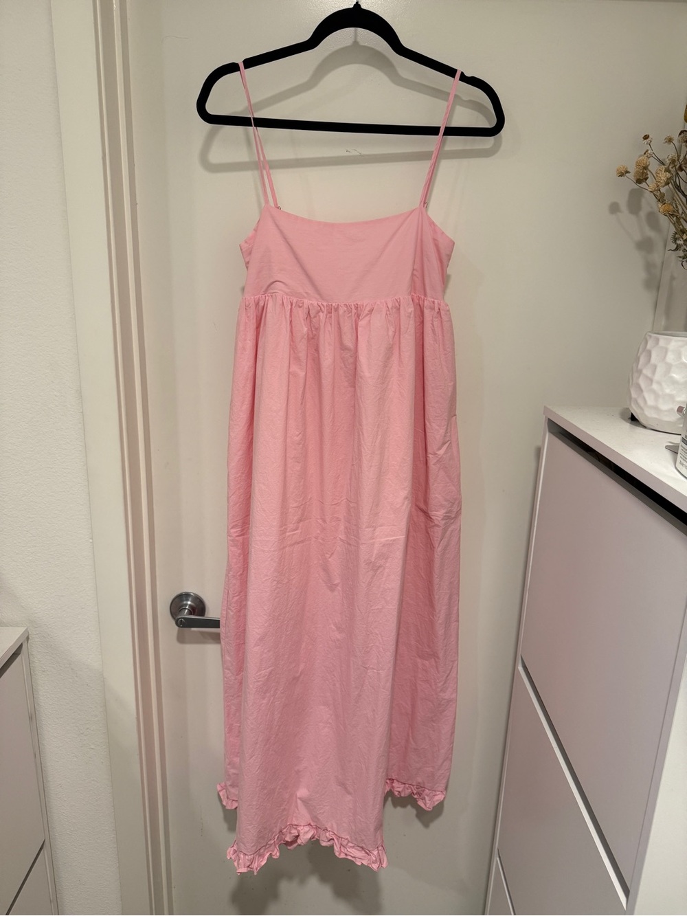 Petal & Pup Pink Spaghetti-Strap Dress